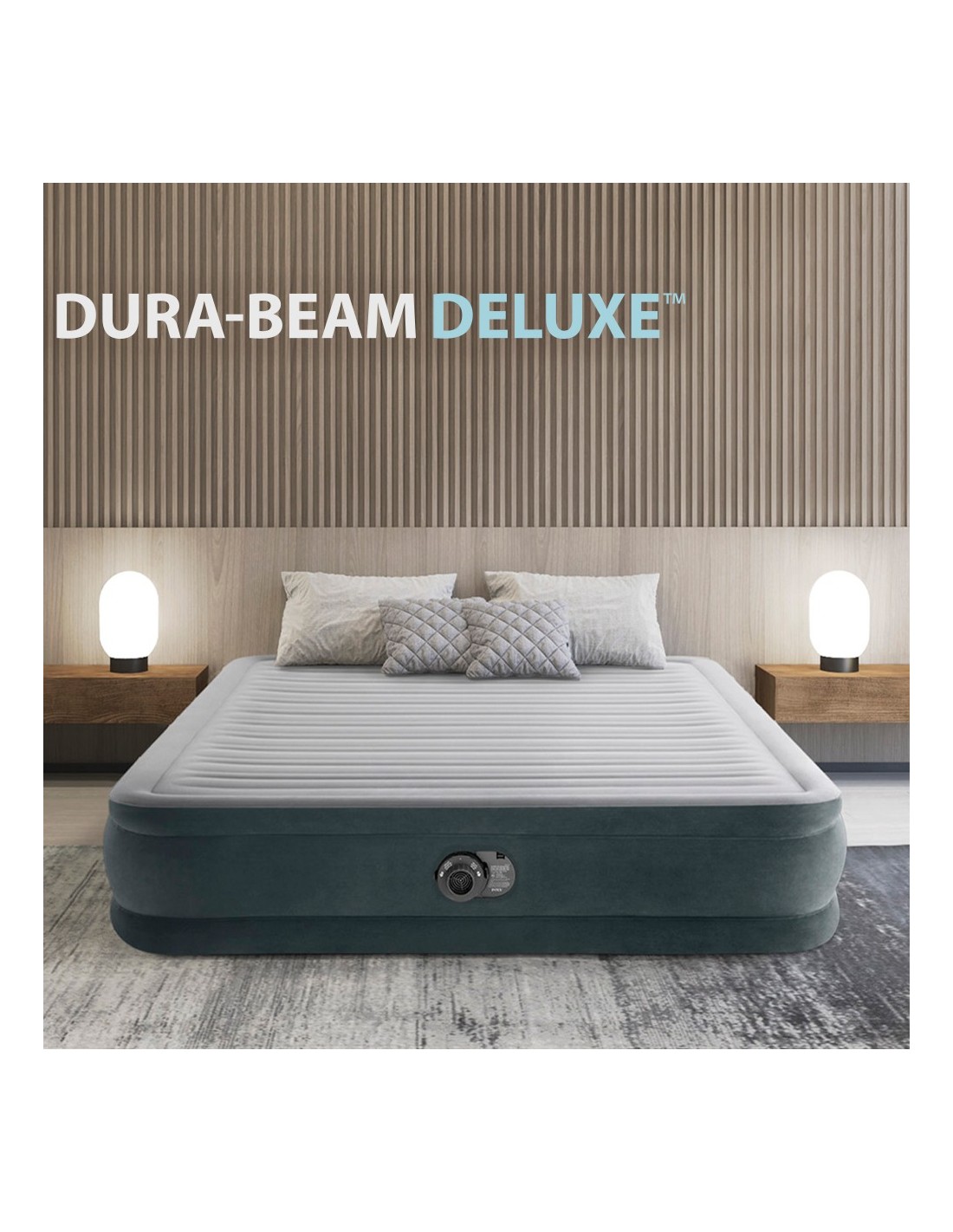 Colchón hinchable INTEX Dura-Beam Deluxe Comfort-Plush 152x203x56