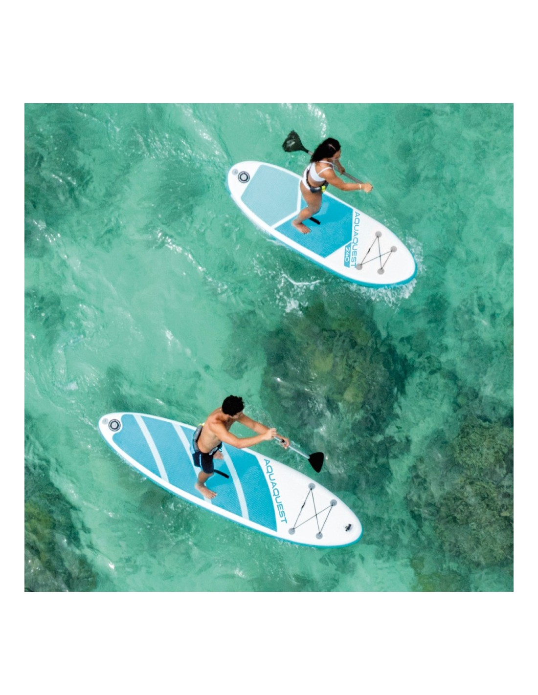 Aviner Tabla Paddle Surf Hinchable 150KG MÁX, Set Tablas para