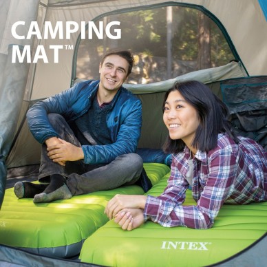 Colchoneta hinchable INTEX camping 127x193x24 cm